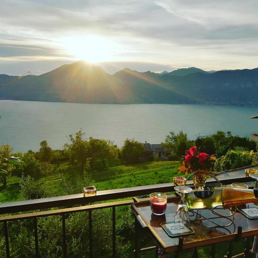 سان زينو دي مونتانا B&B Da Paolo Con Vista Lago Di Garda المظهر الخارجي الصورة