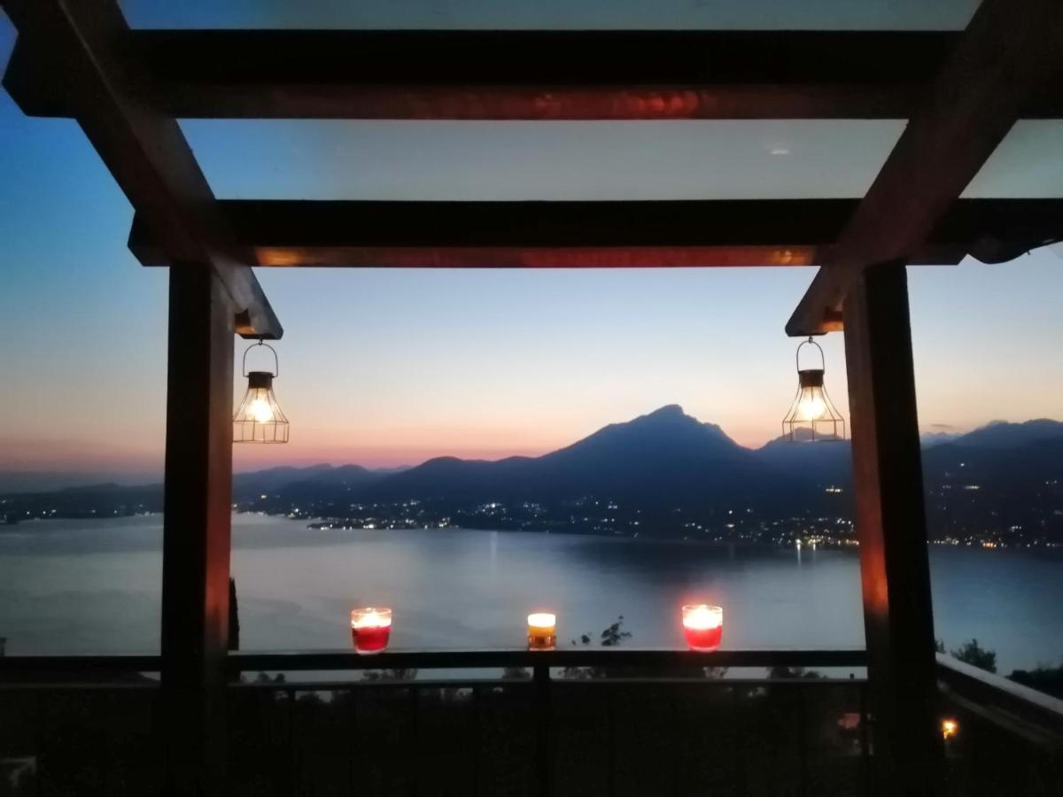 سان زينو دي مونتانا B&B Da Paolo Con Vista Lago Di Garda المظهر الخارجي الصورة
